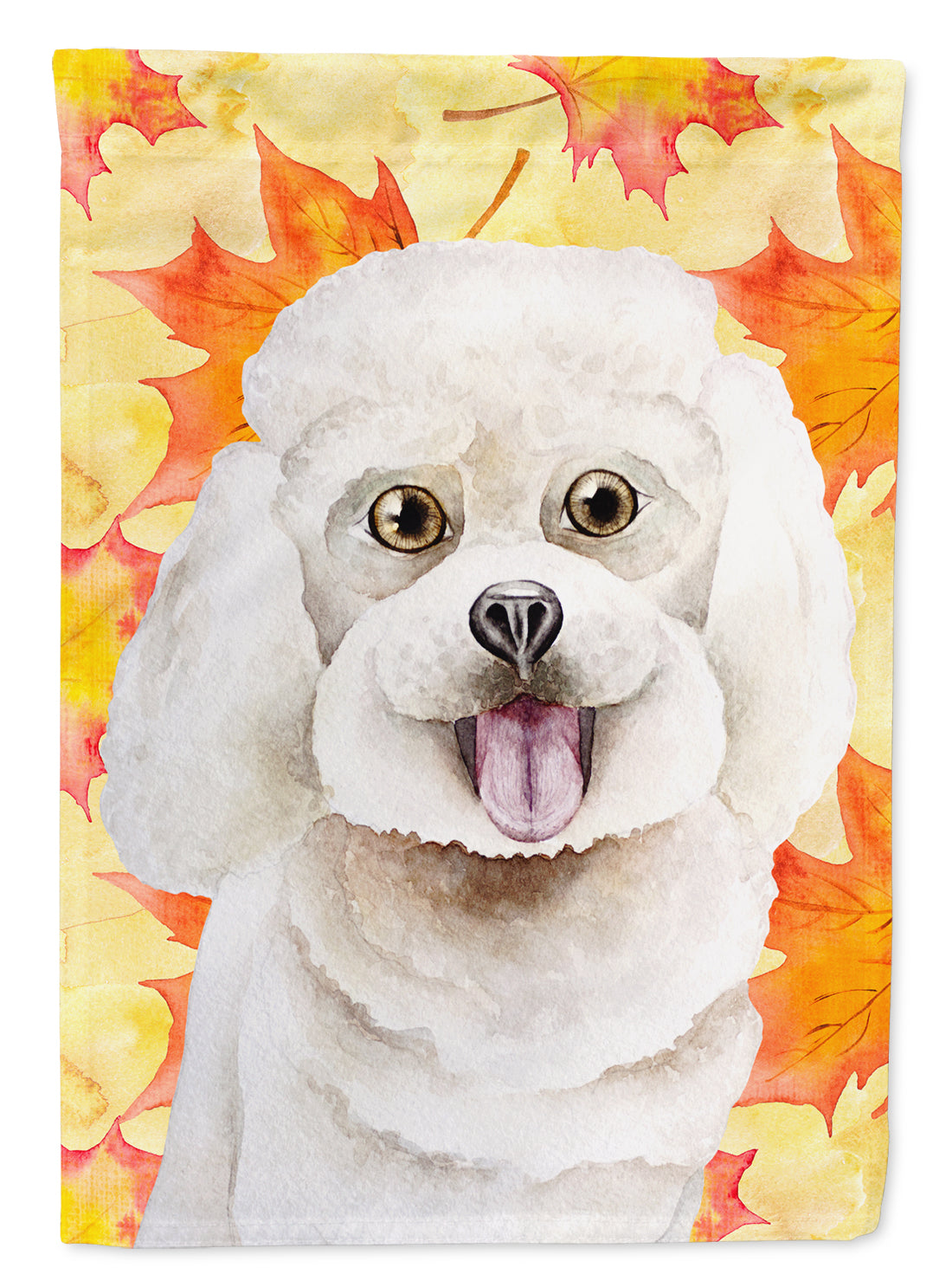 Bichon Frise Fall Flag Garden Size CK1409GF  the-store.com.