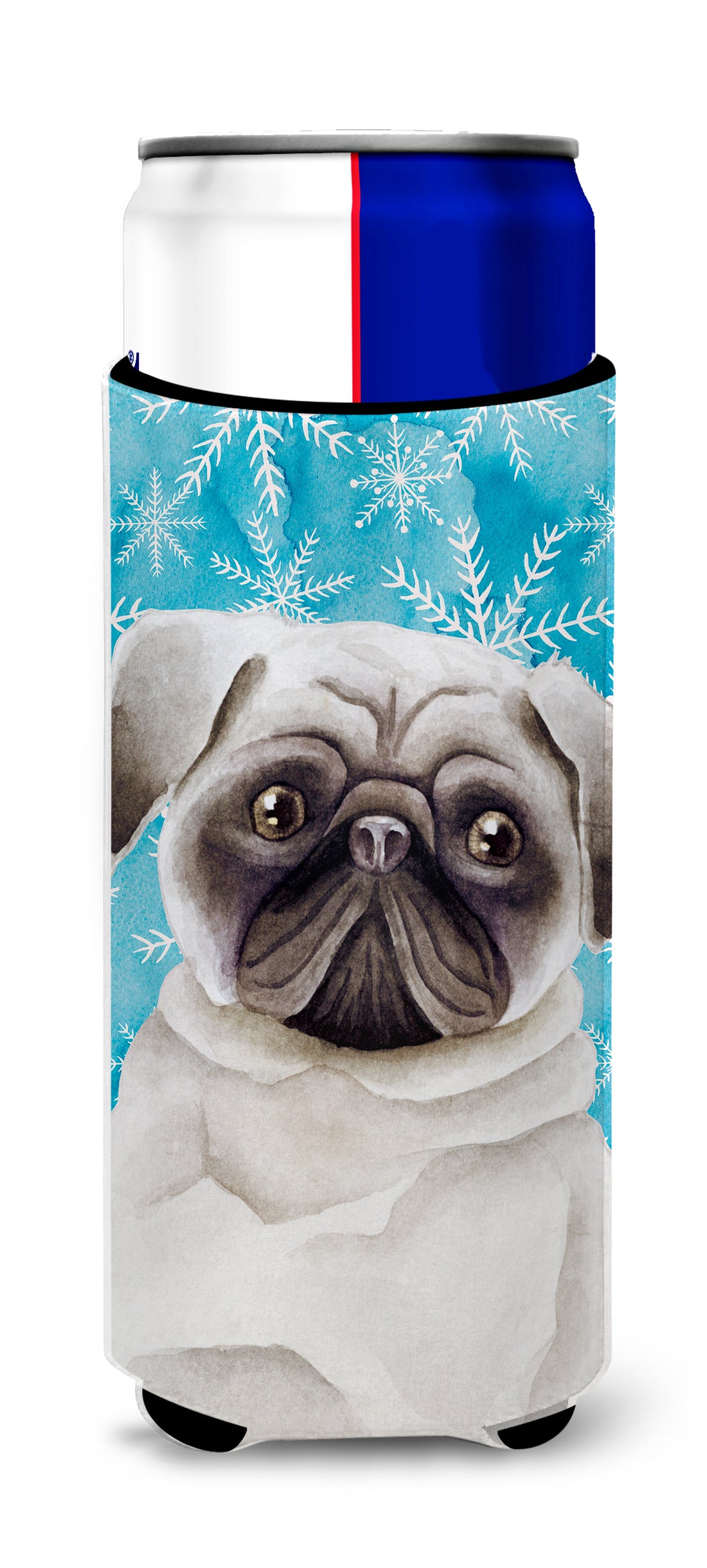 Pug Winter  Ultra Hugger for slim cans CK1413MUK  the-store.com.