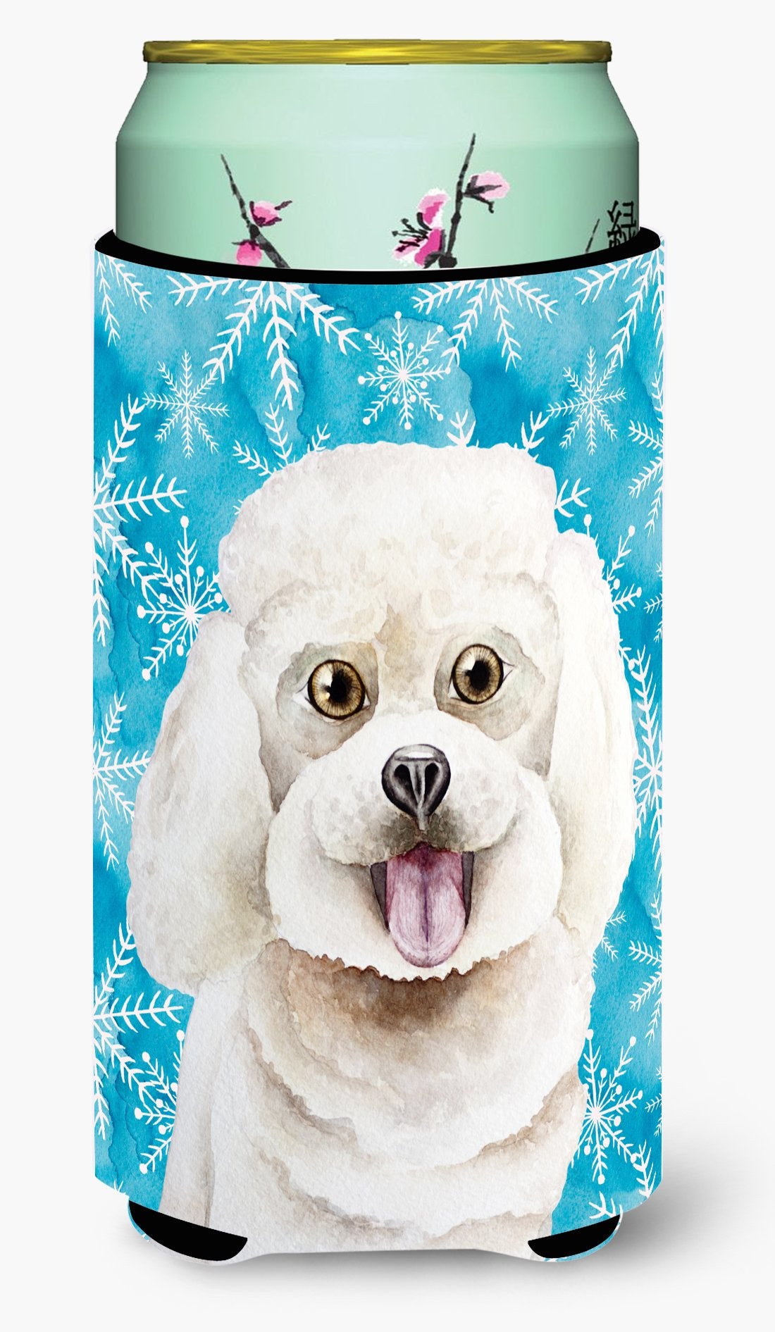 Bichon Frise Winter Tall Boy Beverage Insulator Hugger CK1416TBC by Caroline's Treasures