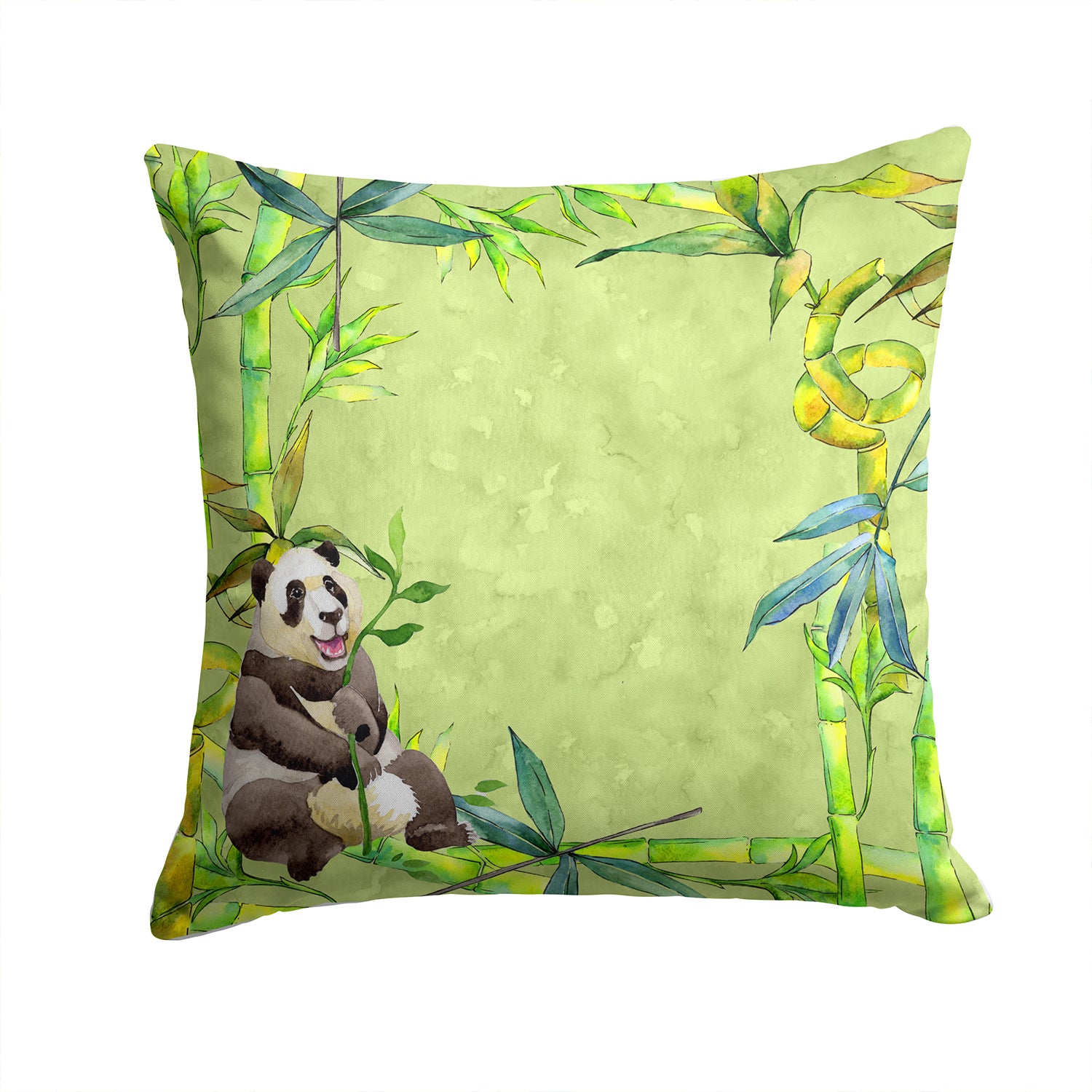 Panda Bear and Bamboo Fabric Decorative Pillow CK1696PW1414 - the-store.com