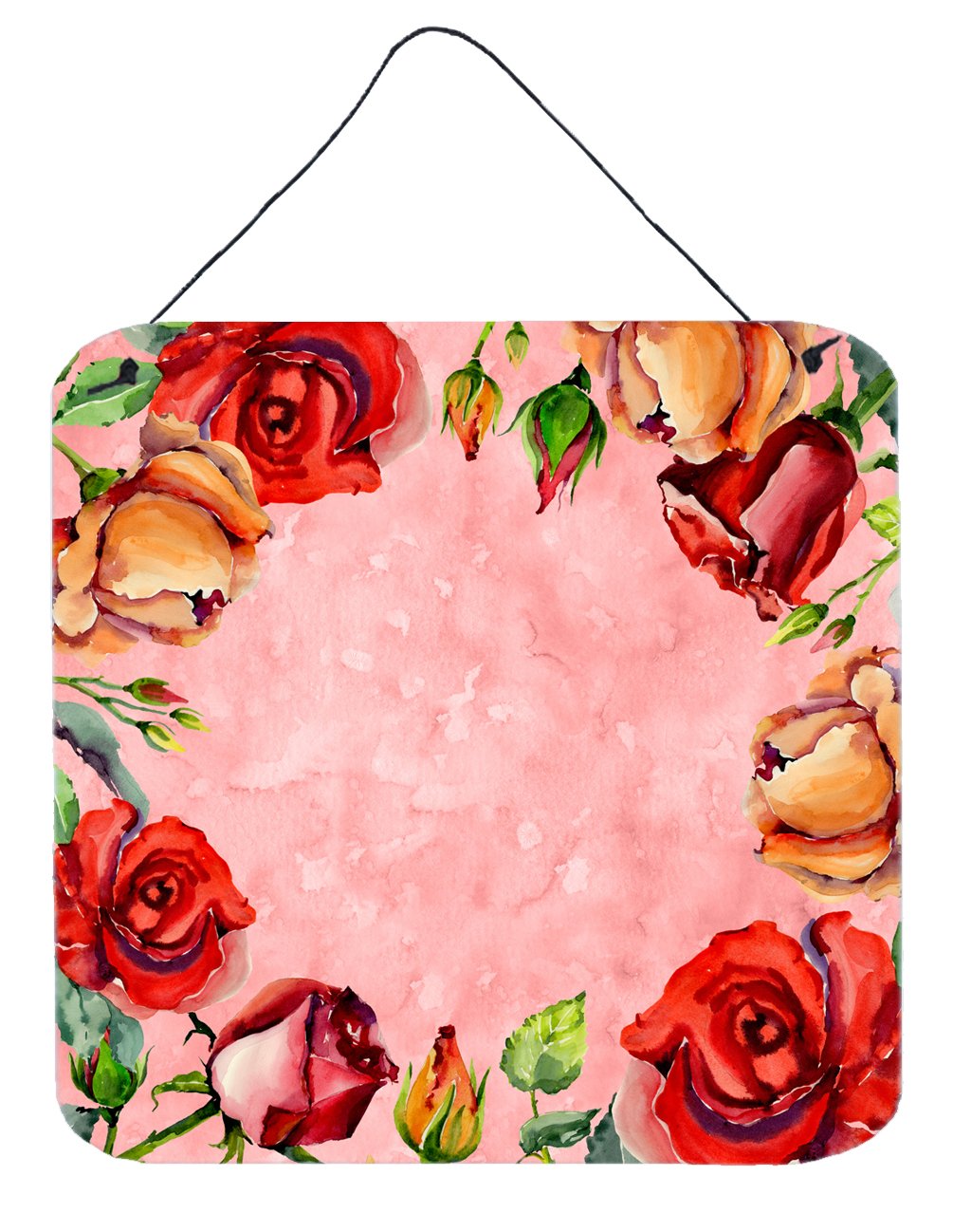 Roses Wall or Door Hanging Prints by Caroline's Treasures