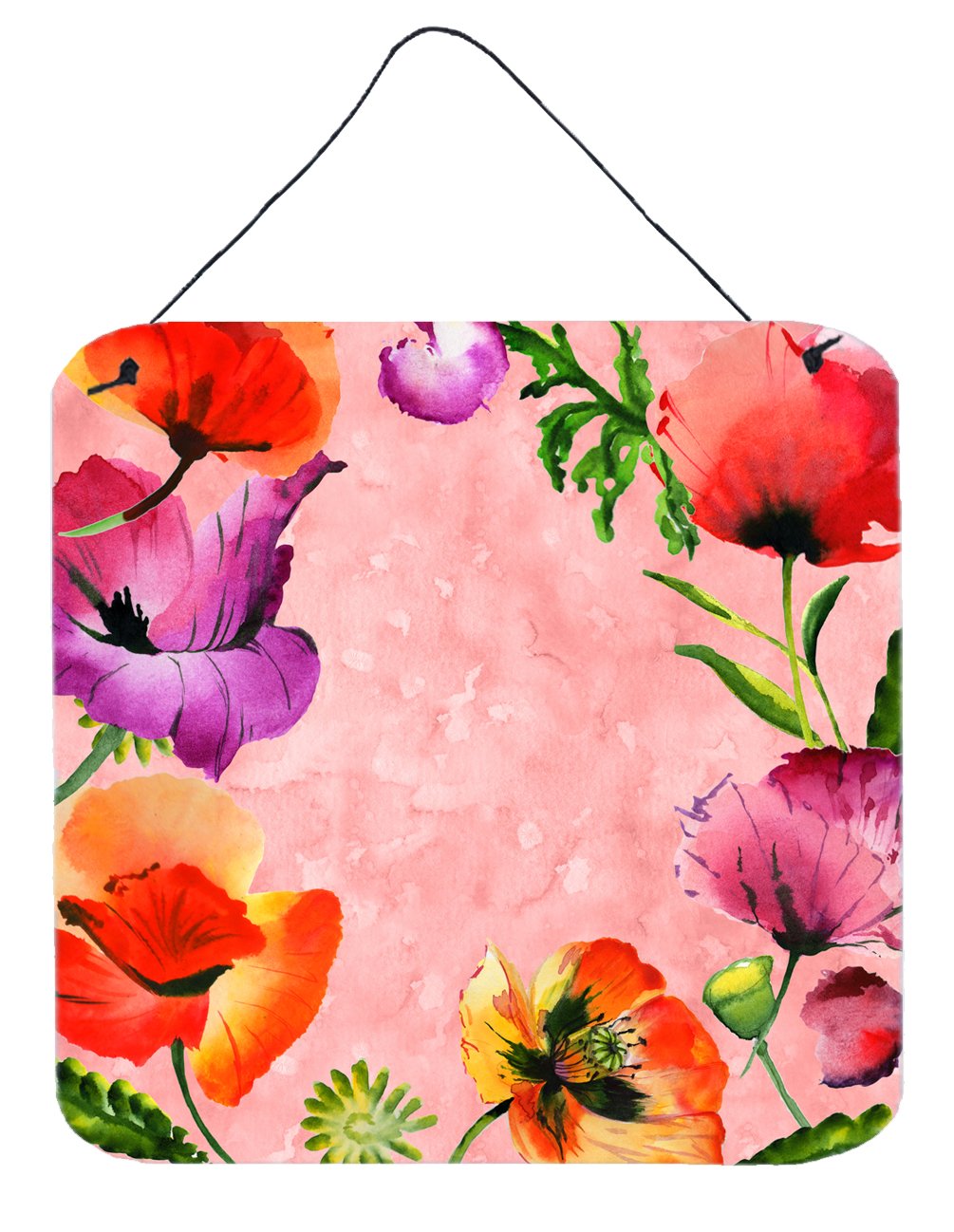 Poppy Flowers Wall or Door Hanging Prints CK1701DS66 by Caroline's Treasures