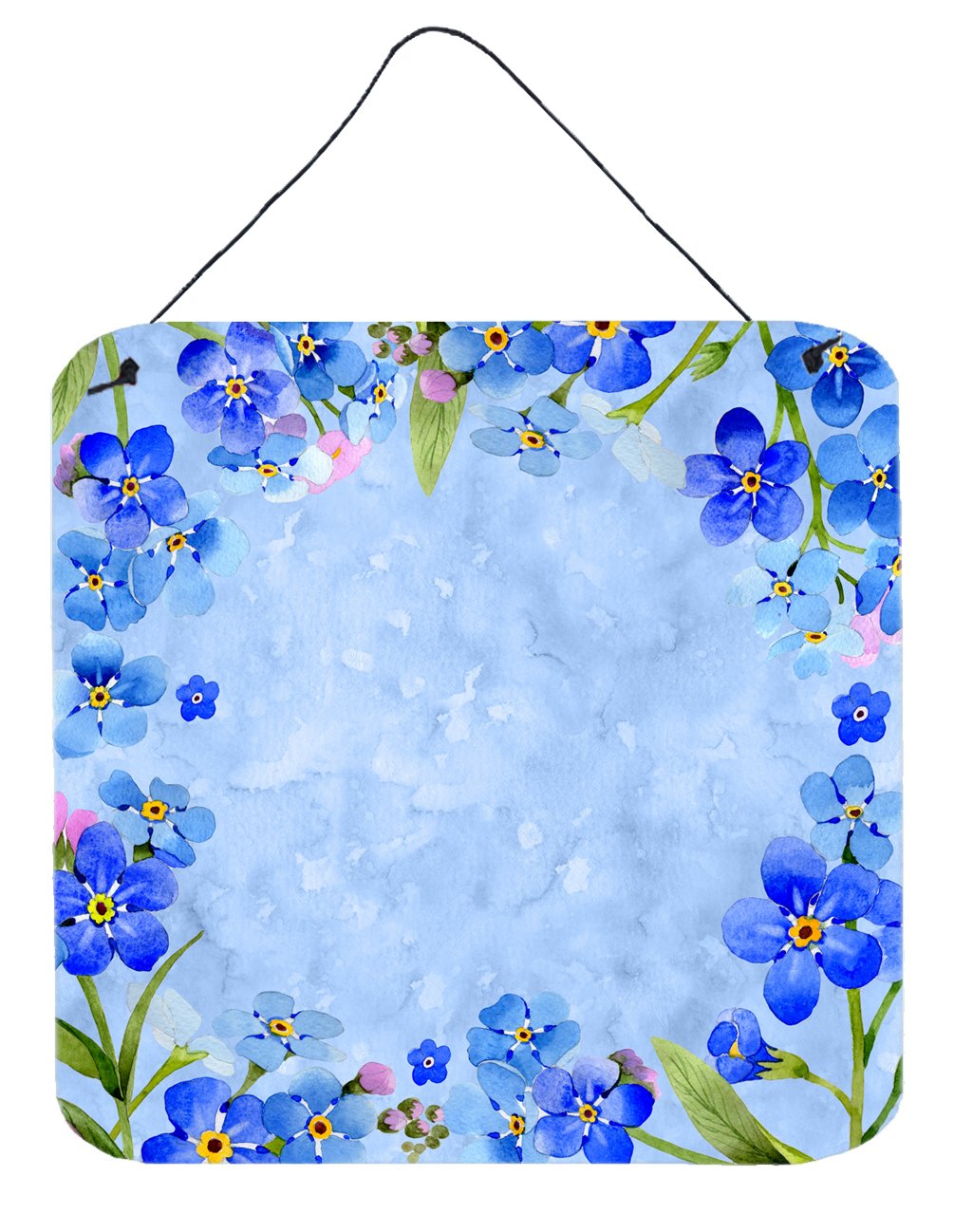 Myosotis flowers Wall or Door Hanging Prints by Caroline's Treasures