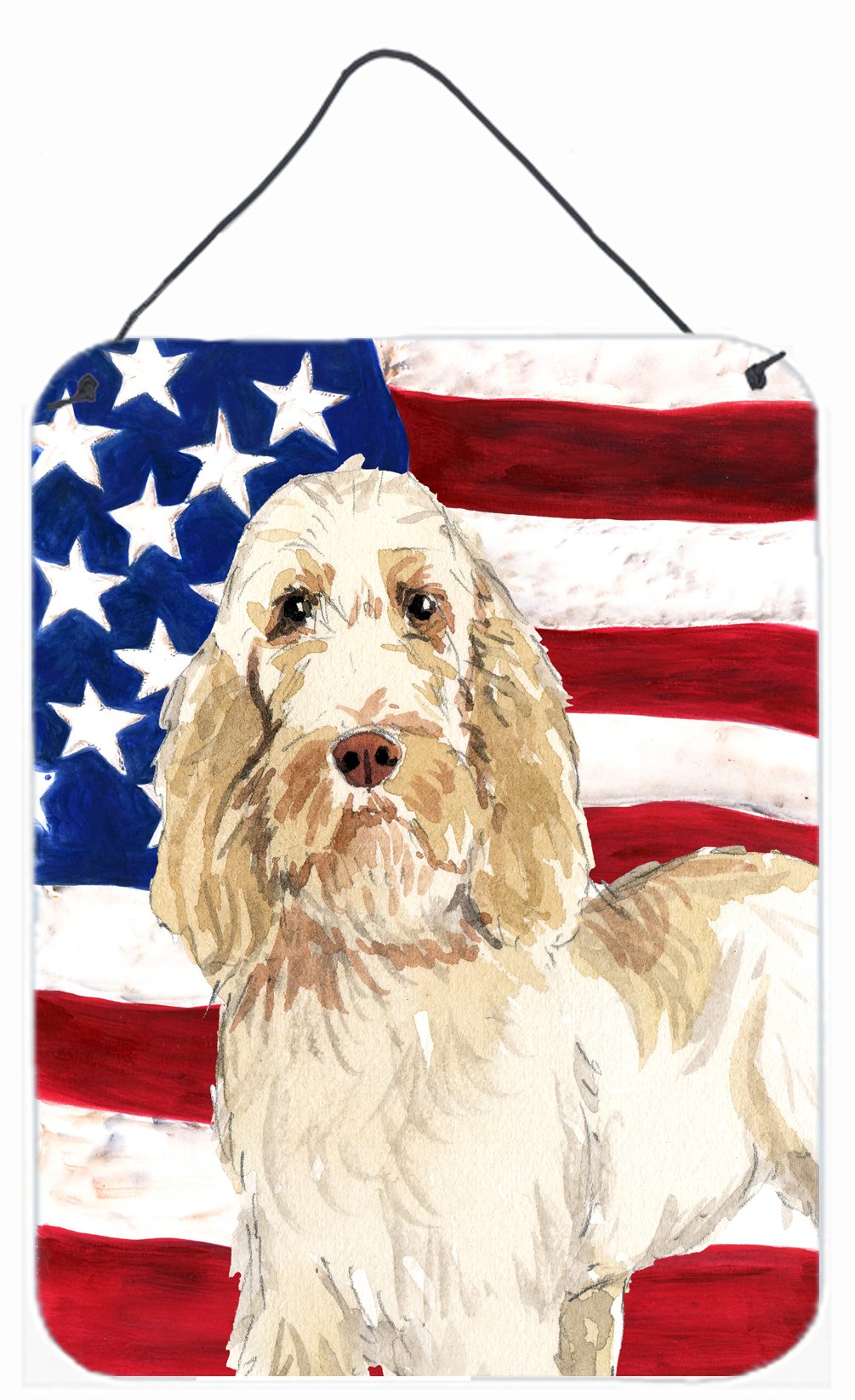 Patriotic USA Spinone Italiano Wall or Door Hanging Prints CK1712DS1216 by Caroline&#39;s Treasures