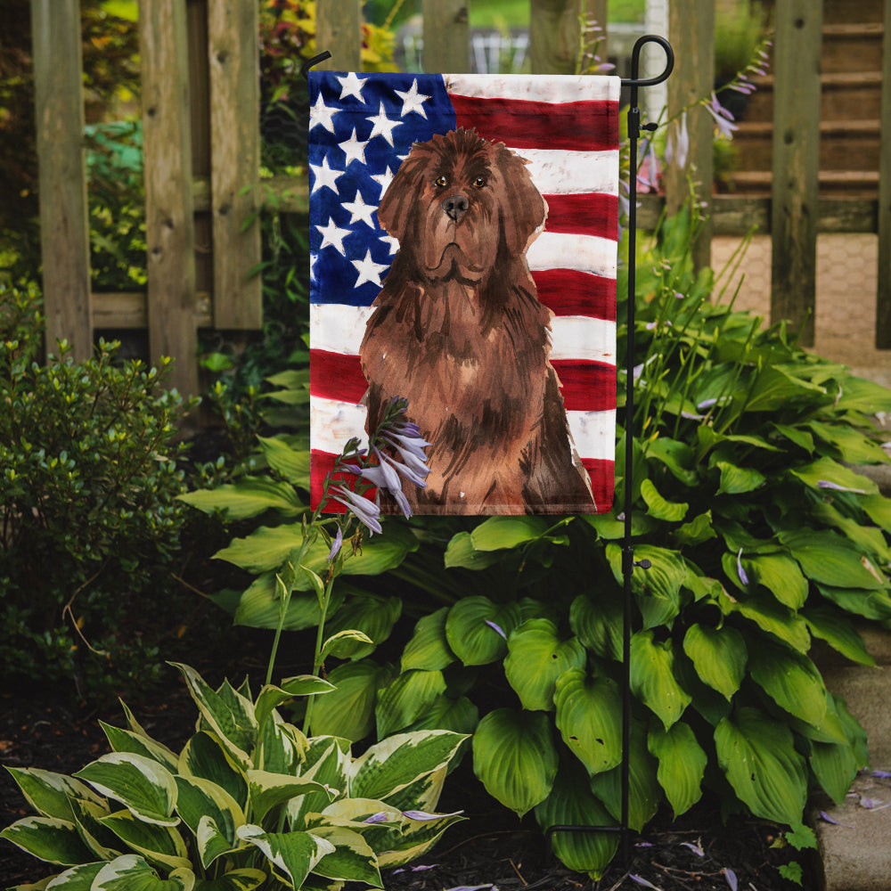 Patriotic USA Newfoundland Flag Garden Size CK1721GF  the-store.com.