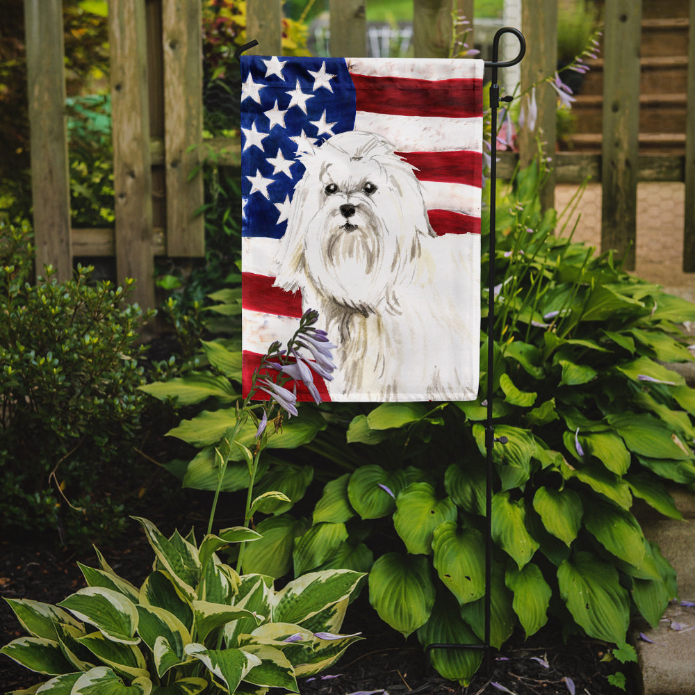 Patriotic USA Maltese Flag Garden Size CK1723GF  the-store.com.