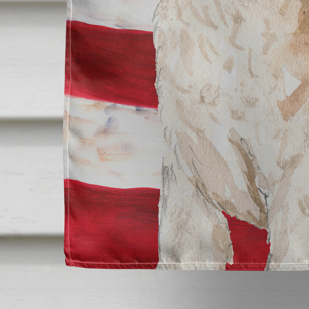 Patriotic USA Lakeland Terrier Flag Canvas House Size CK1725CHF  the-store.com.