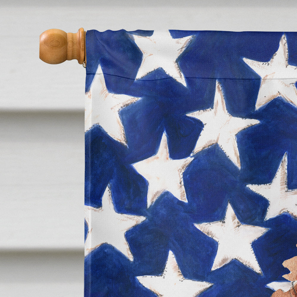 Patriotic USA Cavapoo Flag Canvas House Size CK1733CHF  the-store.com.