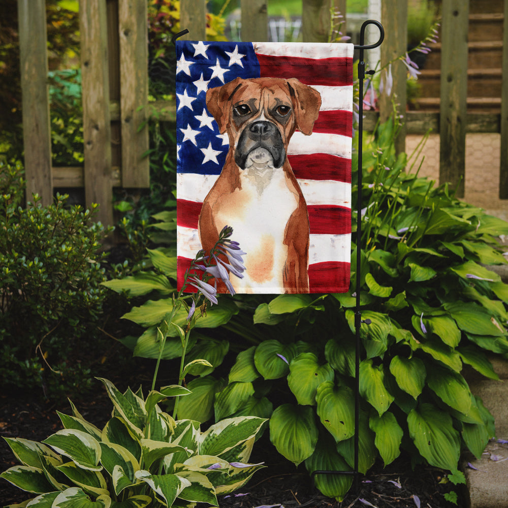 Patriotic USA Boxer Flag Garden Size CK1736GF  the-store.com.