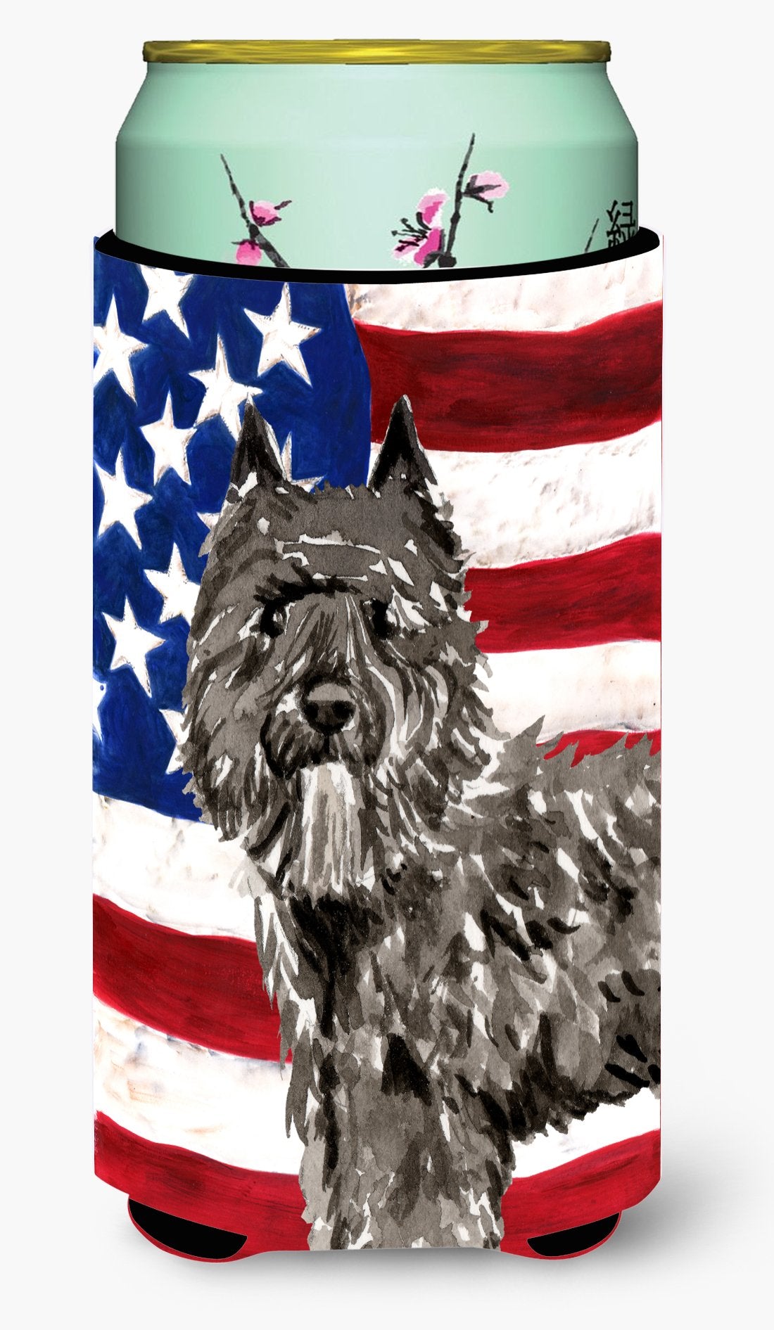 Patriotic USA Bouvier des Flandres Tall Boy Beverage Insulator Hugger CK1737TBC by Caroline&#39;s Treasures