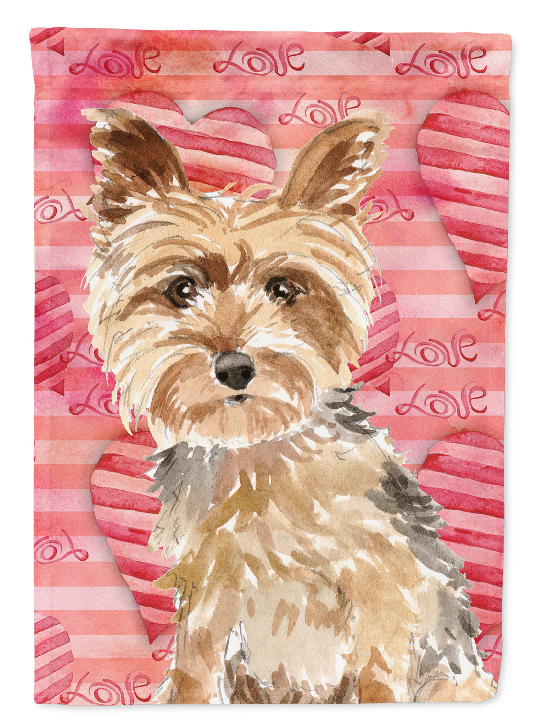 Love a Yorkie Yorkshire Terrier Flag Garden Size CK1743GF  the-store.com.