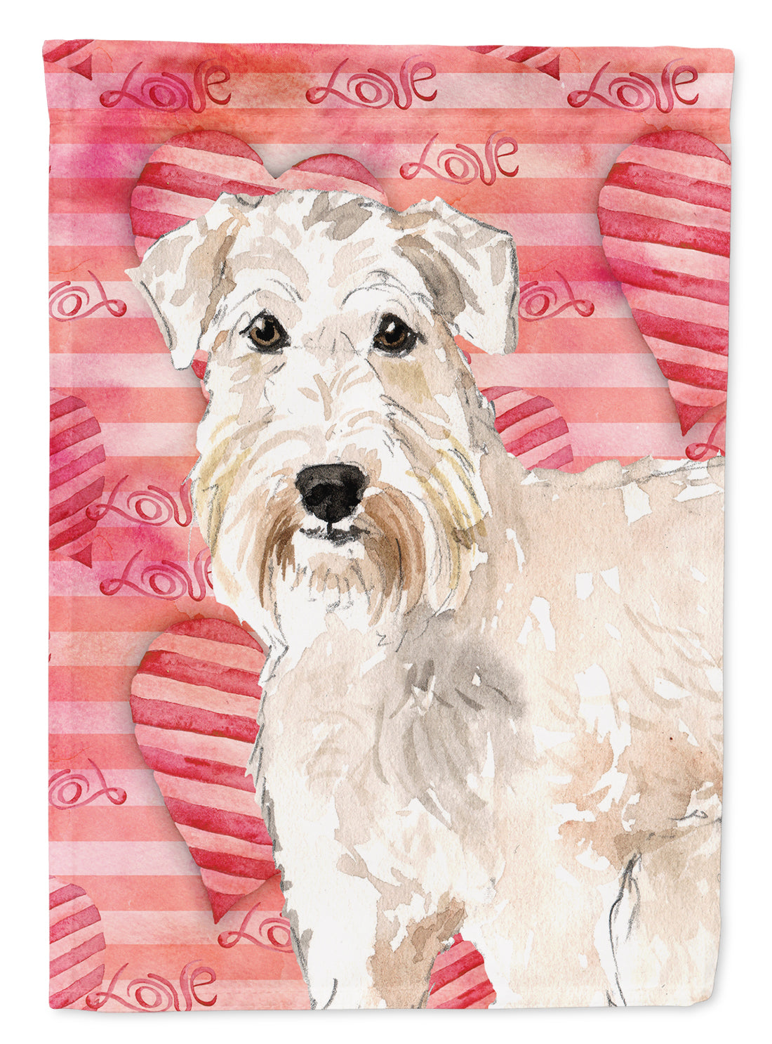 Love a Wheaten Terrier Flag Canvas House Size CK1746CHF  the-store.com.