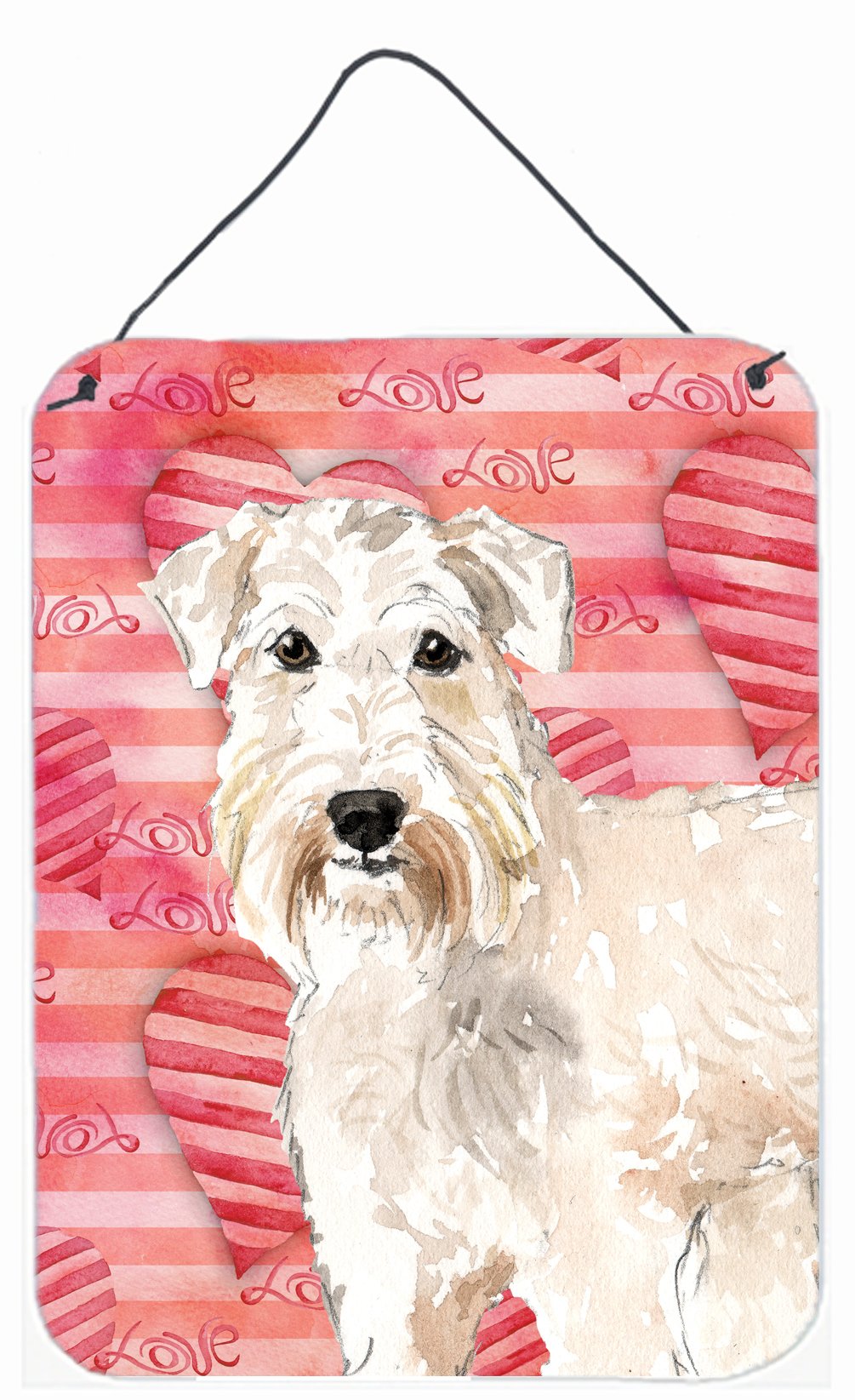 Love a Wheaten Terrier Wall or Door Hanging Prints CK1746DS1216 by Caroline's Treasures