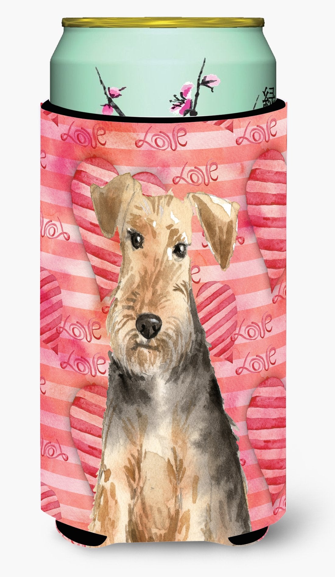 Love a Welsh Terrier Tall Boy Beverage Insulator Hugger CK1747TBC by Caroline&#39;s Treasures