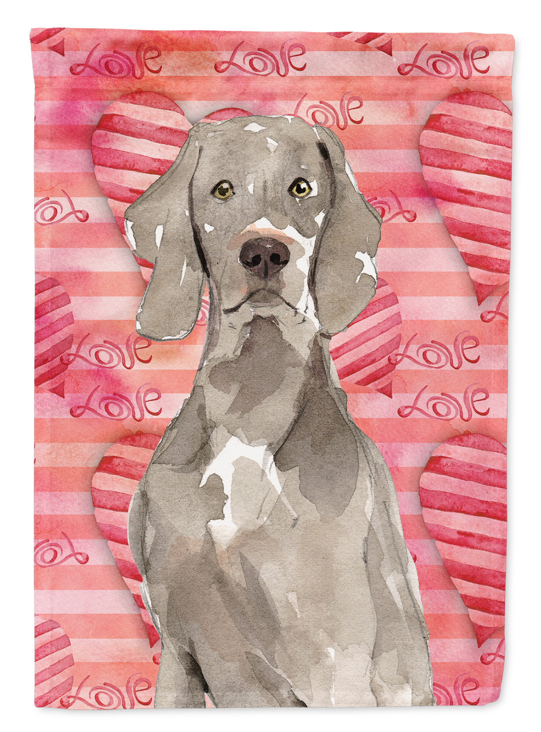 Love a Weimaraner Flag Garden Size CK1748GF  the-store.com.