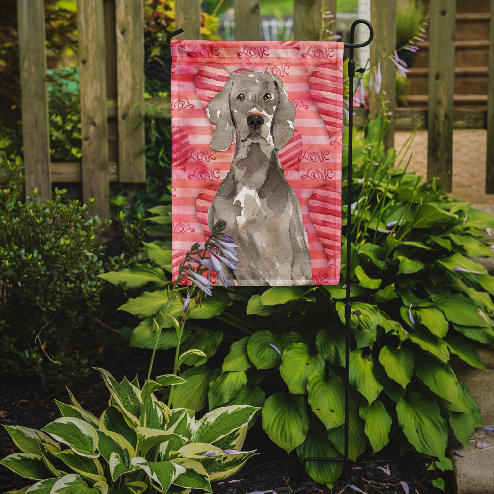 Love a Weimaraner Flag Garden Size CK1748GF  the-store.com.