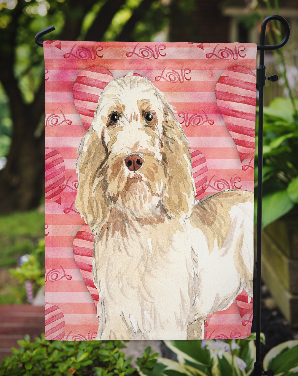 Love a Spinone Italiano Flag Garden Size CK1749GF  the-store.com.