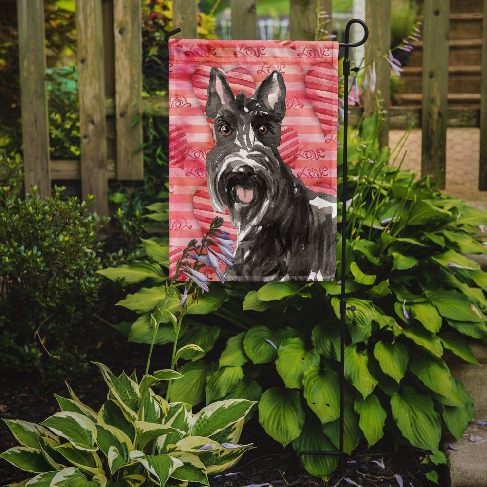 Love a Scottish Terrier Flag Garden Size CK1754GF  the-store.com.