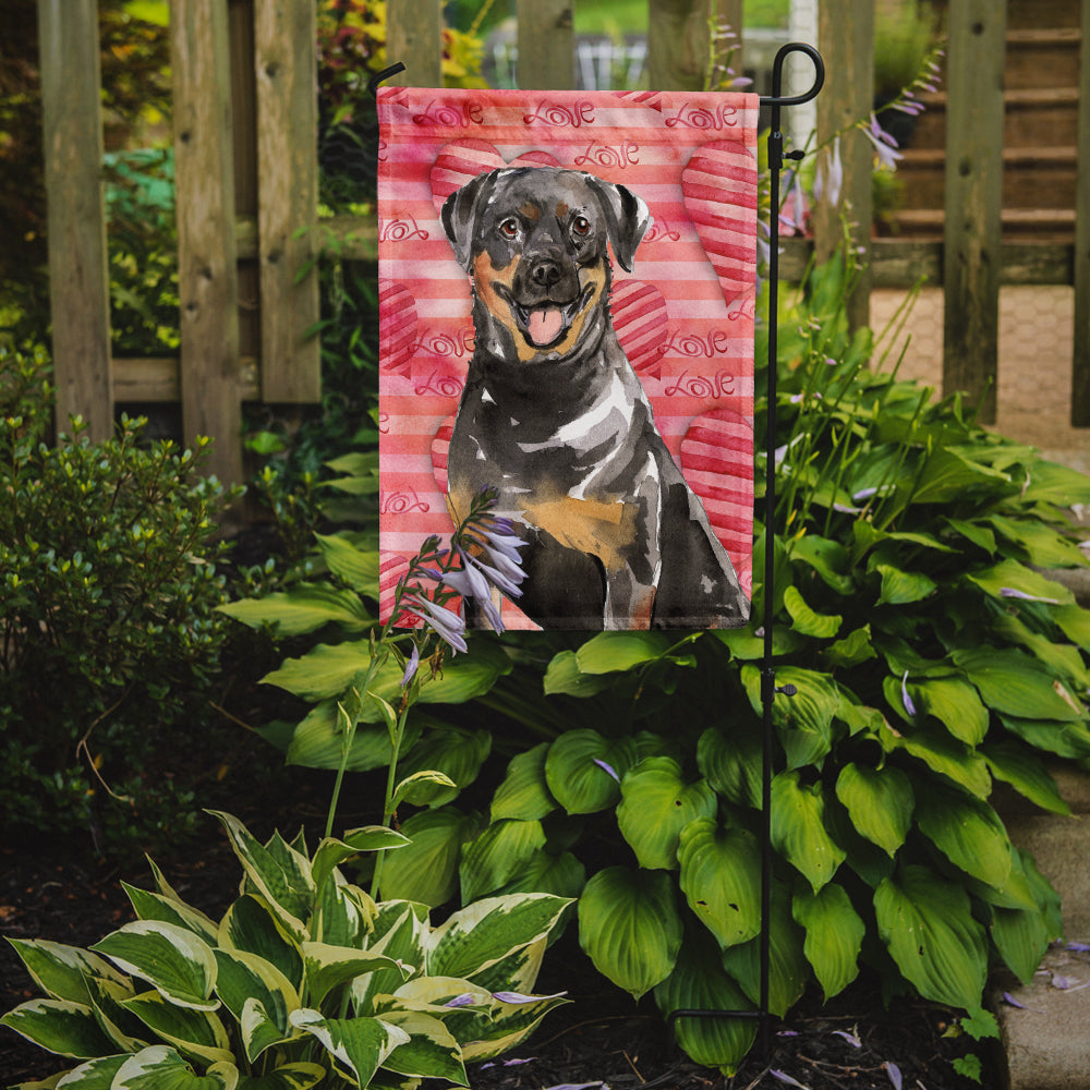 Love a Rottweiler Flag Garden Size CK1757GF  the-store.com.