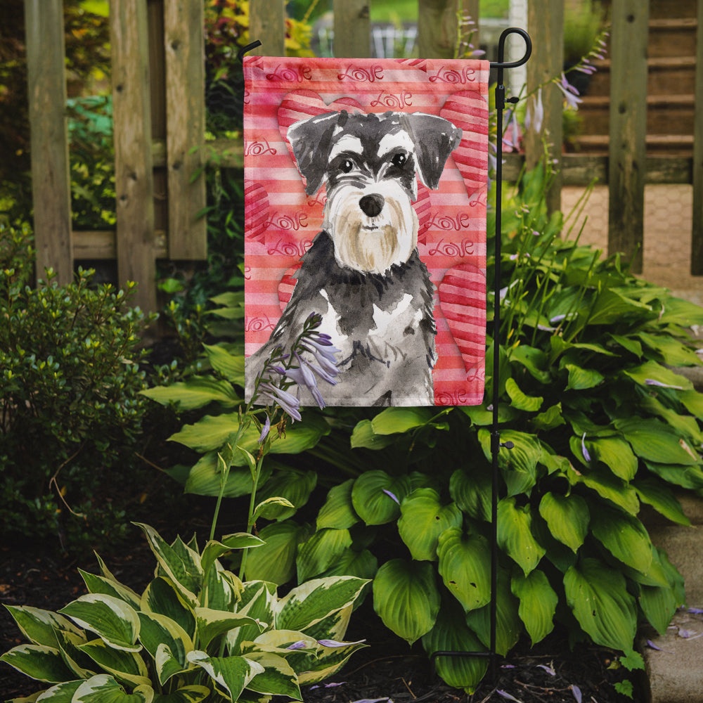 Love a Schnauzer #2 Flag Garden Size CK1759GF  the-store.com.