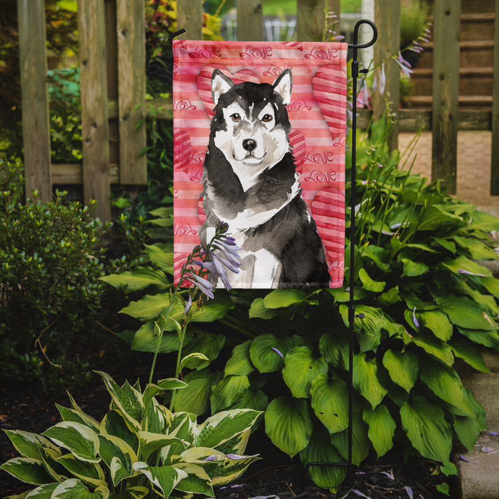 Love a Alaskan Malamute Flag Garden Size CK1761GF  the-store.com.