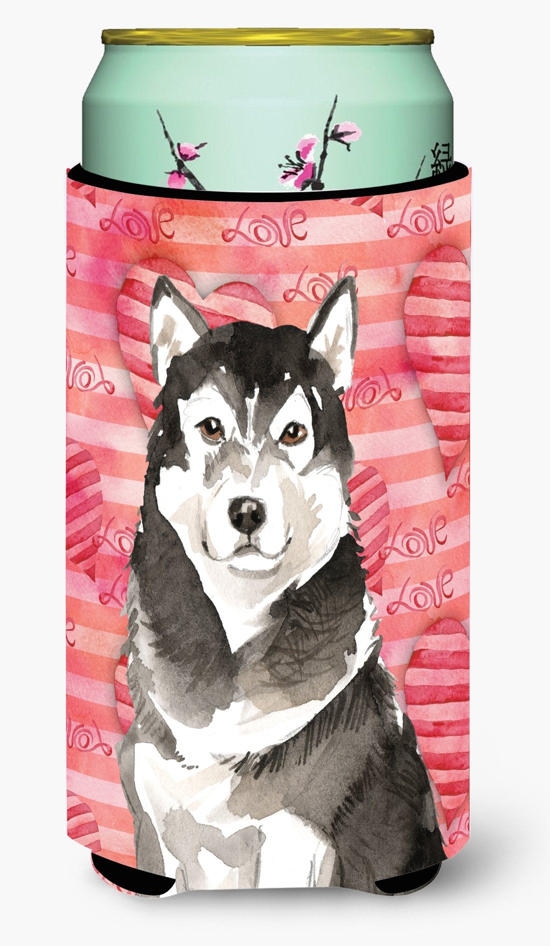 Love a Alaskan Malamute Tall Boy Beverage Insulator Hugger CK1761TBC by Caroline's Treasures