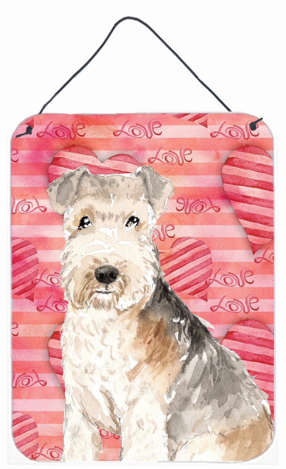 Love a Lakeland Terrier Wall or Door Hanging Prints CK1762DS1216 by Caroline's Treasures