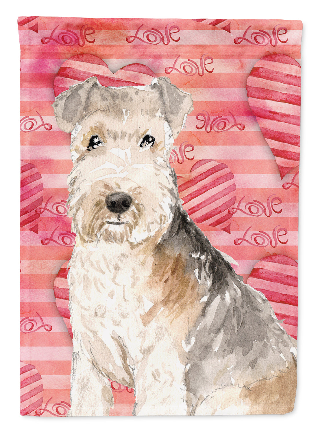 Love a Lakeland Terrier Flag Garden Size CK1762GF  the-store.com.