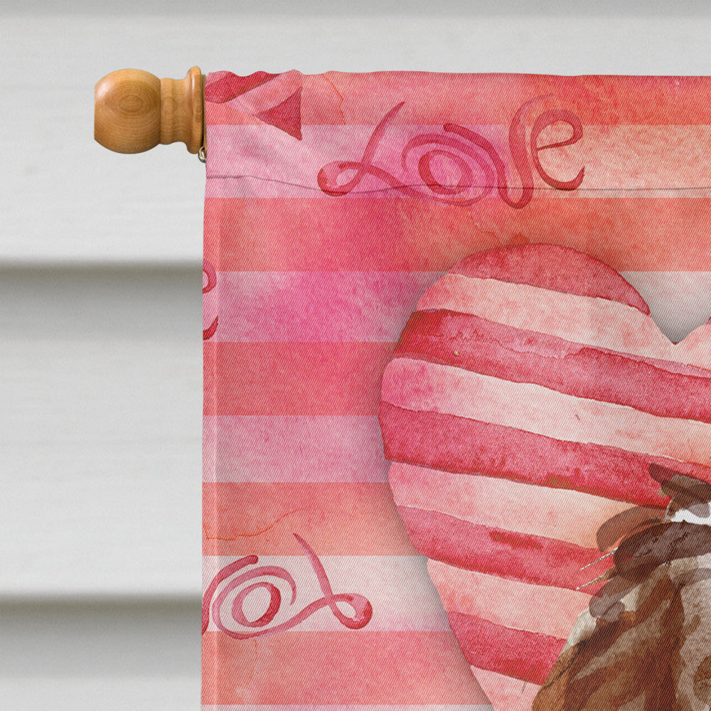 Love a Labradoodle Flag Canvas House Size CK1763CHF  the-store.com.