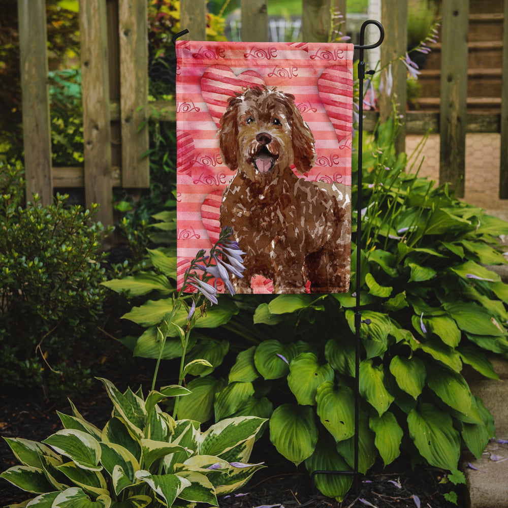 Love a Labradoodle Flag Garden Size CK1763GF  the-store.com.