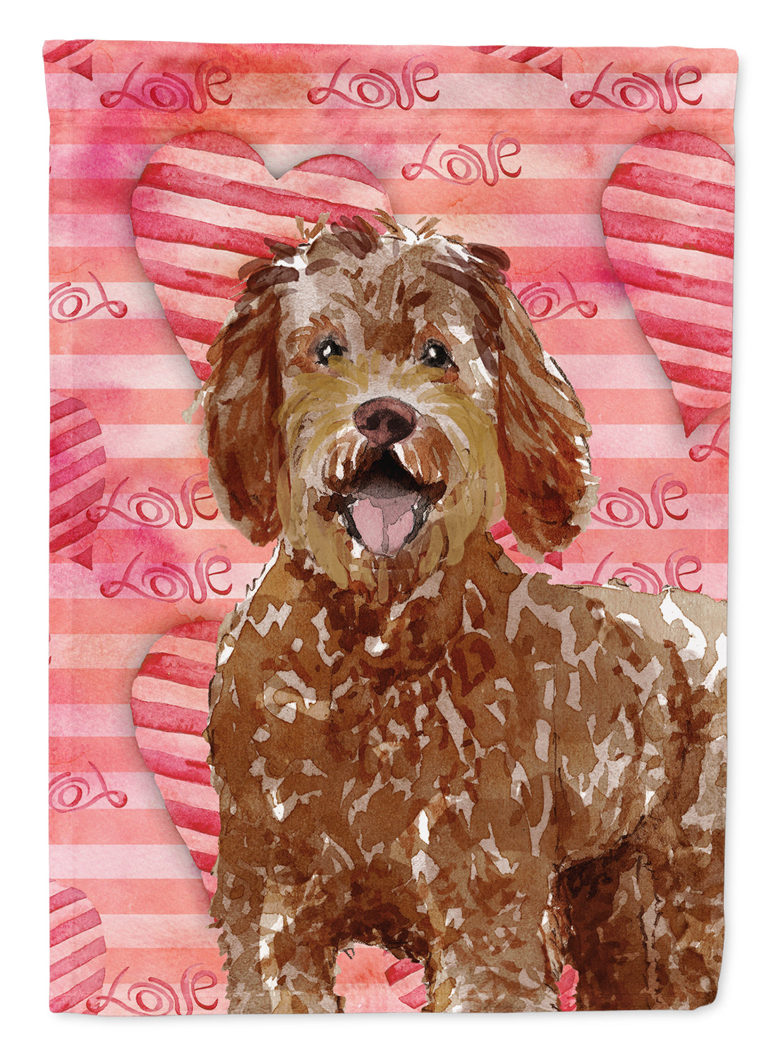 Love a Labradoodle Flag Garden Size CK1763GF  the-store.com.