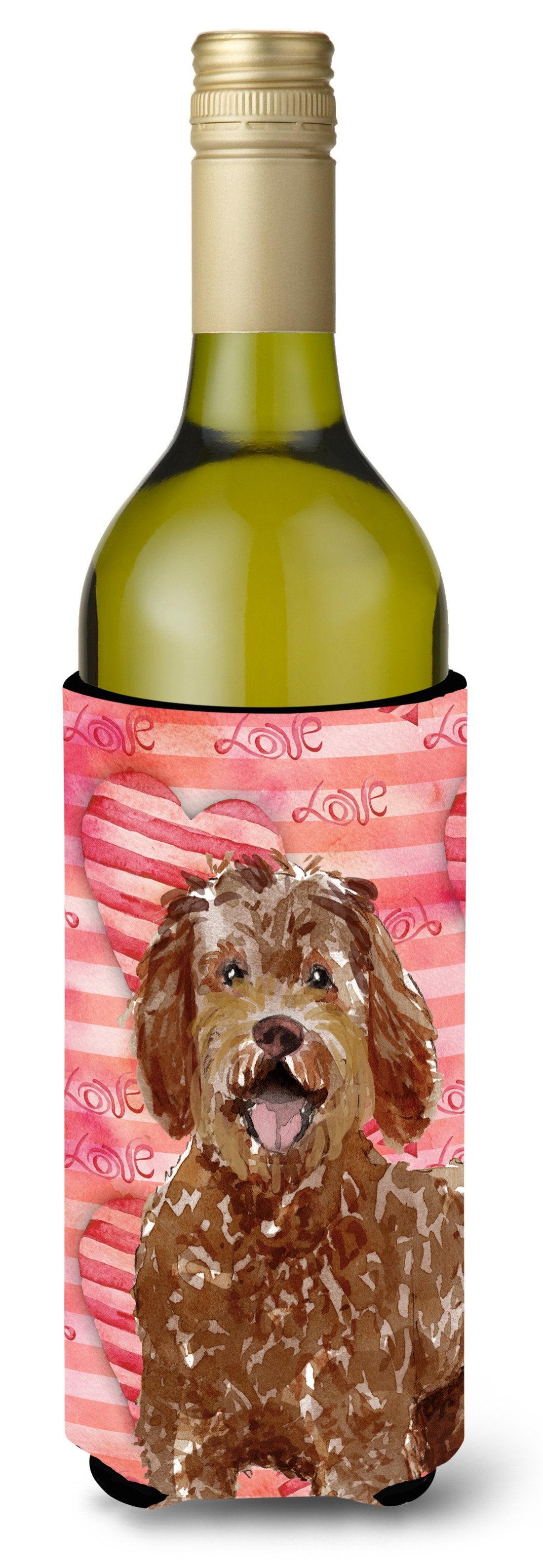 Love a Labradoodle Wine Bottle Beverge Insulator Hugger CK1763LITERK by Caroline's Treasures