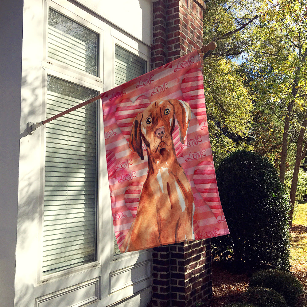 Love a Vizsla Flag Canvas House Size CK1766CHF  the-store.com.