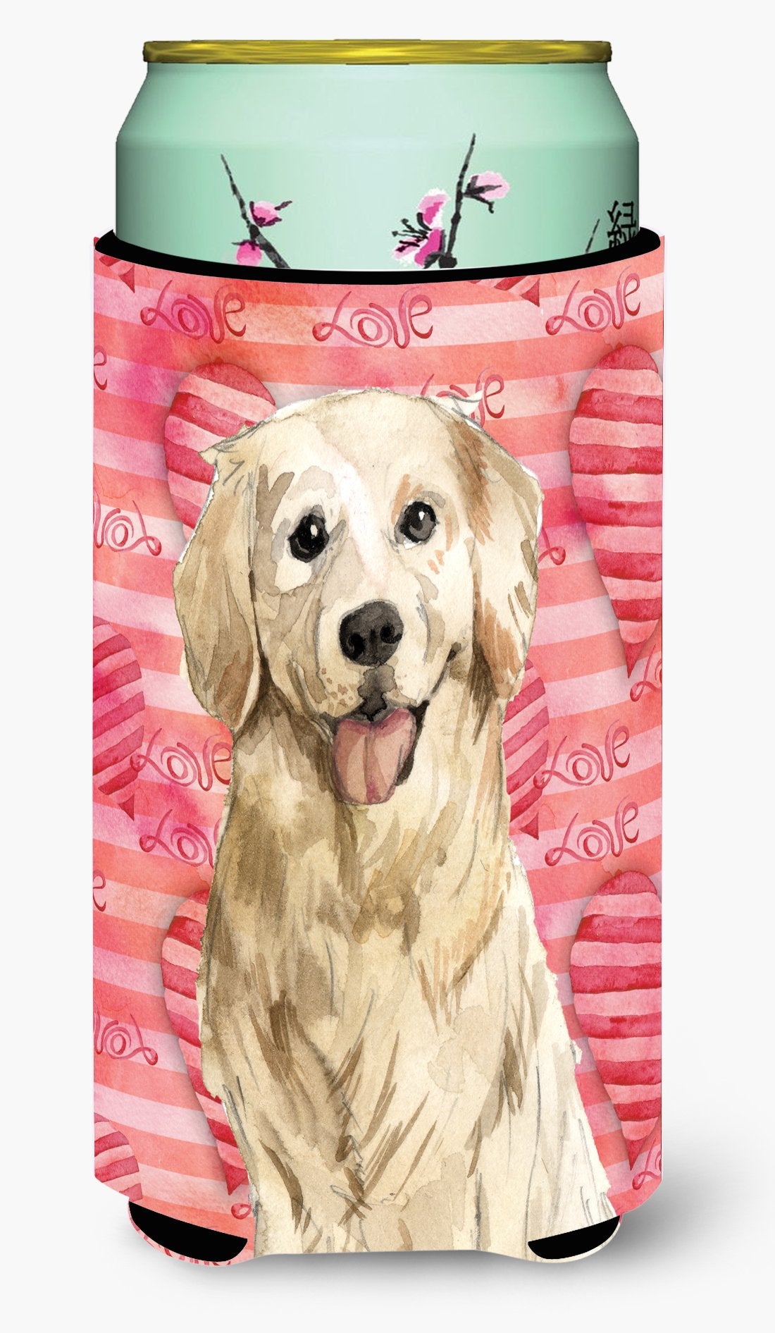 Love a Golden Retriever Tall Boy Beverage Insulator Hugger CK1767TBC by Caroline's Treasures