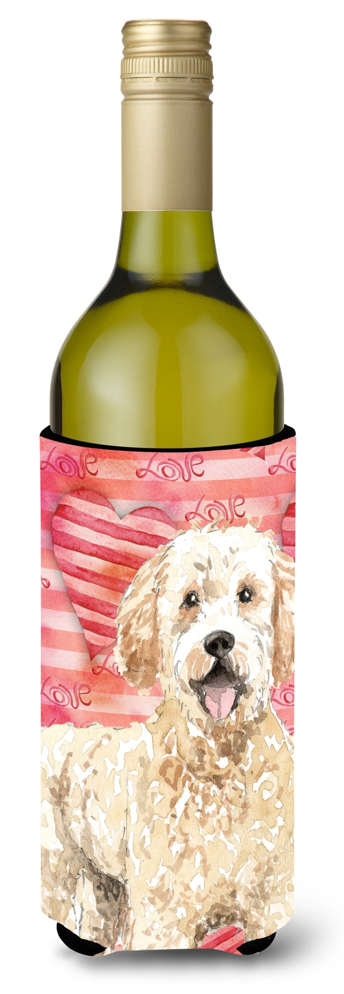 Love a Goldendoodle Wine Bottle Beverge Insulator Hugger CK1768LITERK by Caroline's Treasures