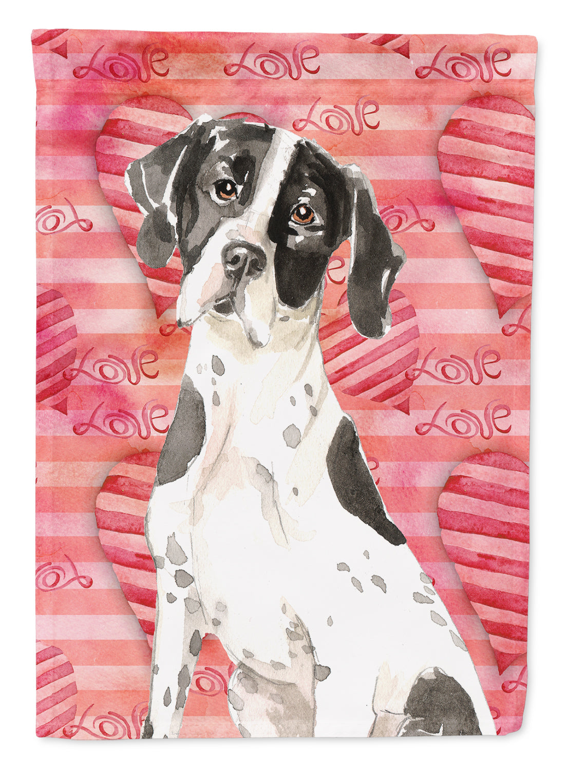 Love a English Pointer Flag Garden Size CK1769GF  the-store.com.