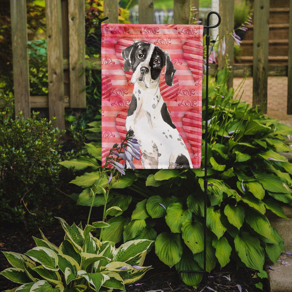 Love a English Pointer Flag Garden Size CK1769GF  the-store.com.