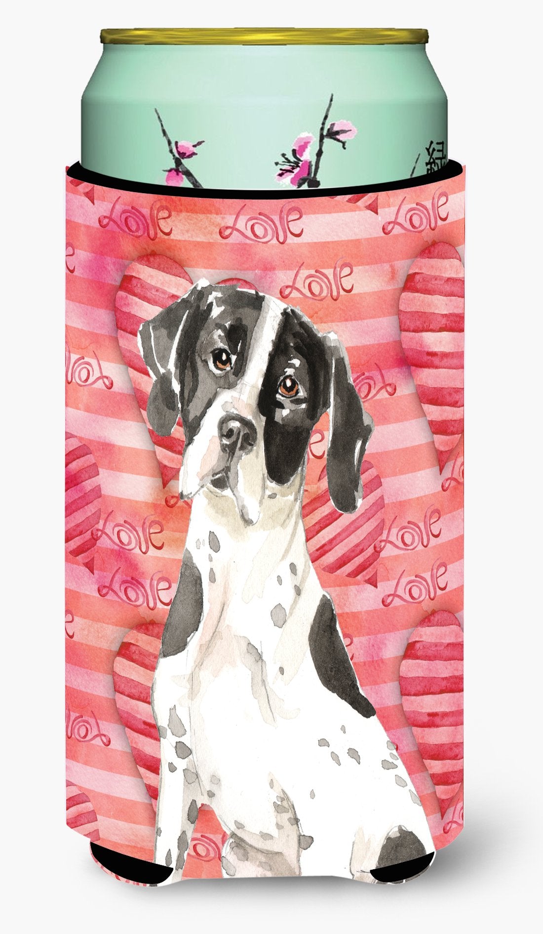 Love a English Pointer Tall Boy Beverage Insulator Hugger CK1769TBC by Caroline's Treasures