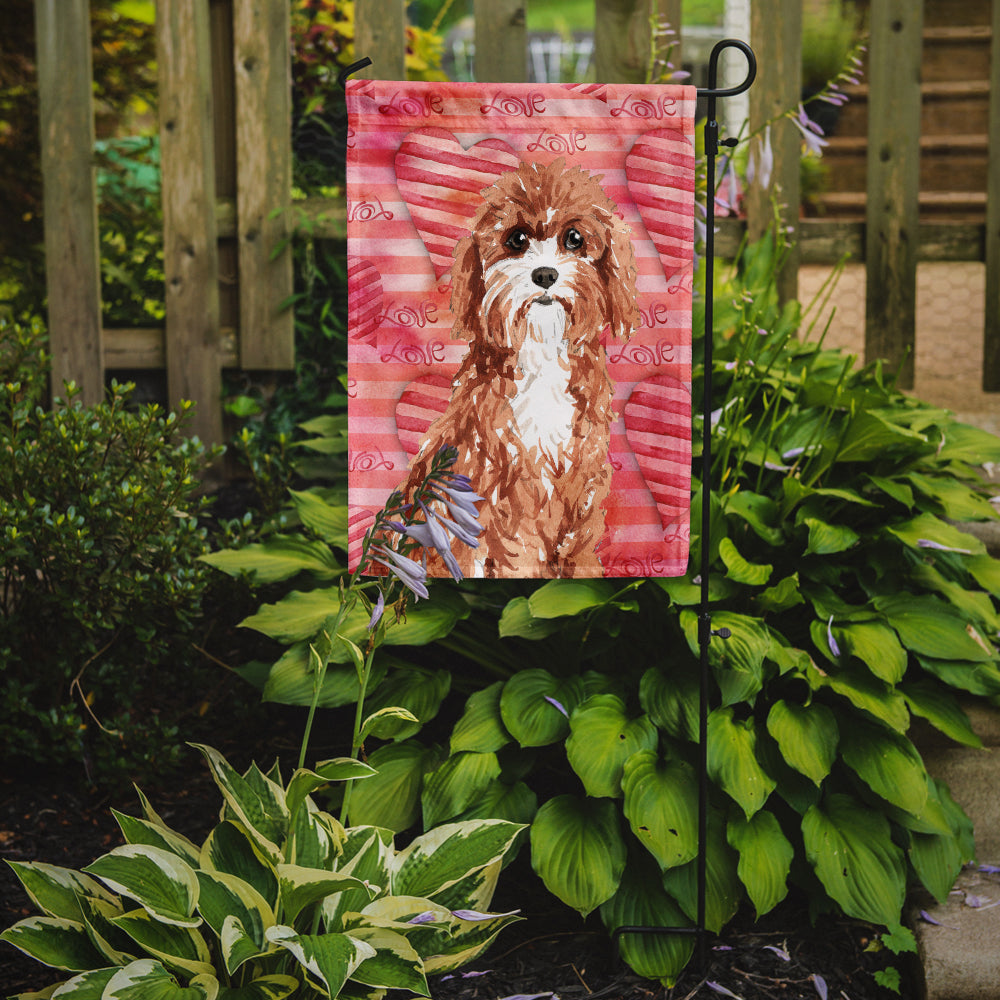 Love a Cavapoo Flag Garden Size CK1770GF  the-store.com.