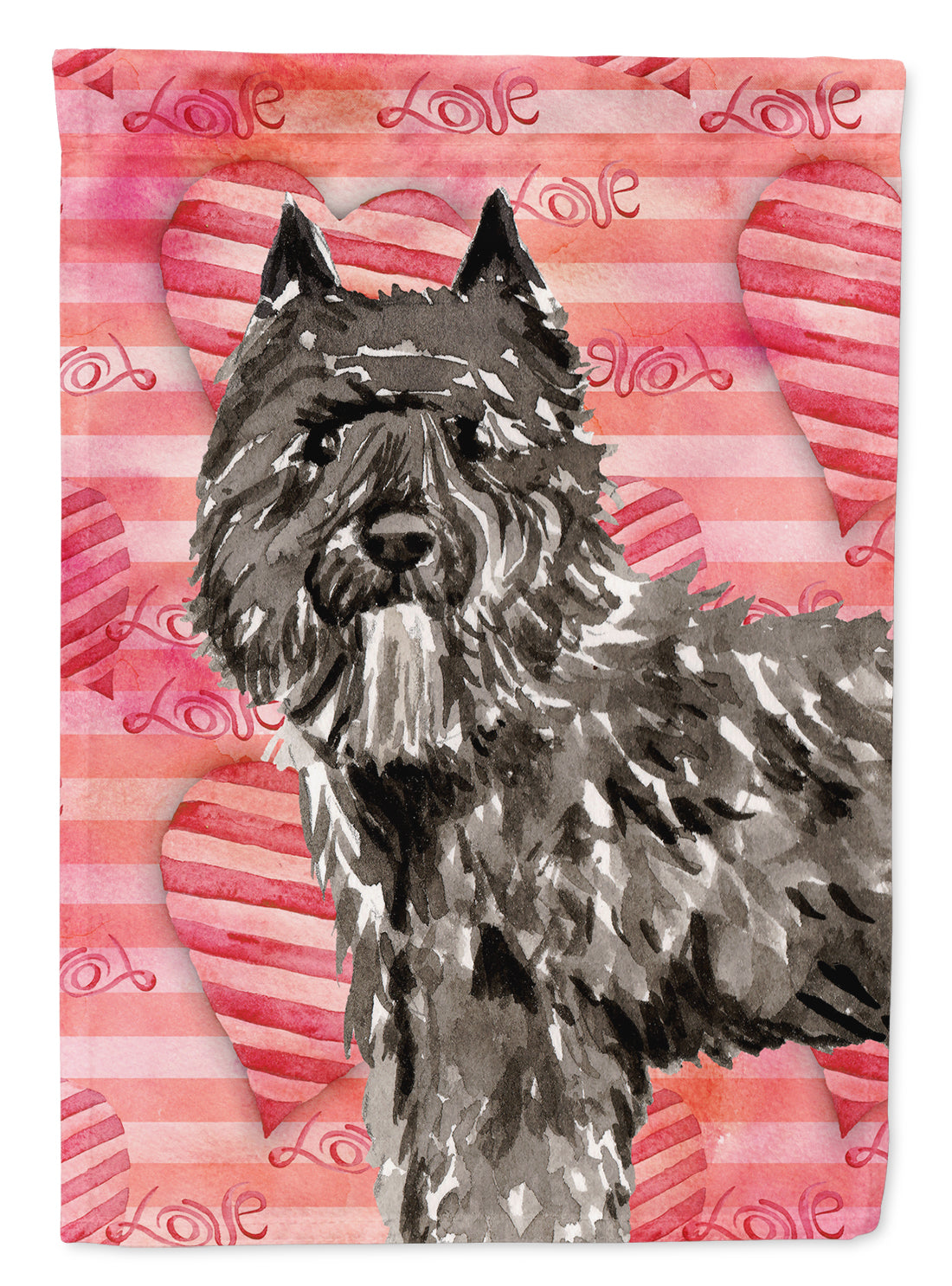 Love a Bouvier des Flandres Flag Canvas House Size CK1774CHF  the-store.com.