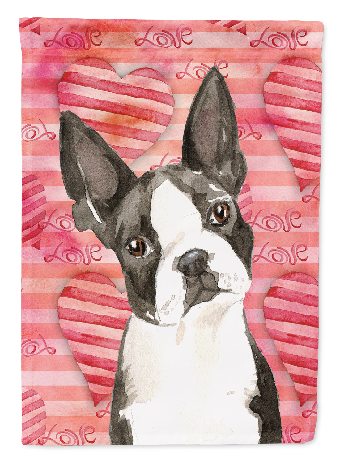 Love a Boston Terrier Flag Garden Size CK1775GF  the-store.com.