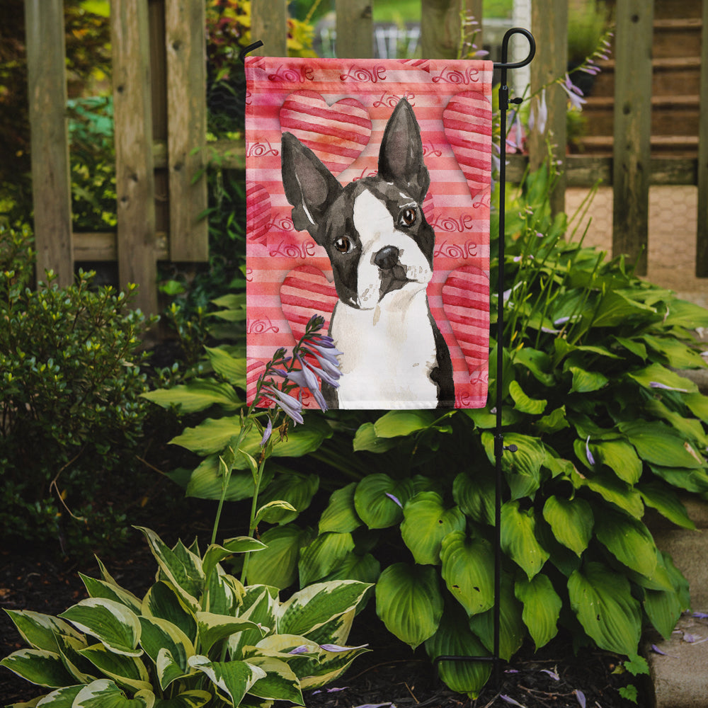 Love a Boston Terrier Flag Garden Size CK1775GF  the-store.com.