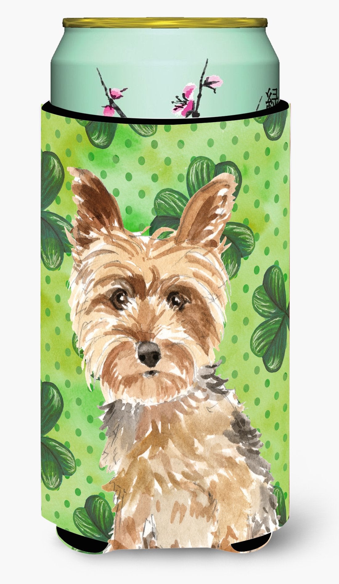 Shamrocks Yorkie Yorkshire Terrier Tall Boy Beverage Insulator Hugger CK1780TBC by Caroline's Treasures