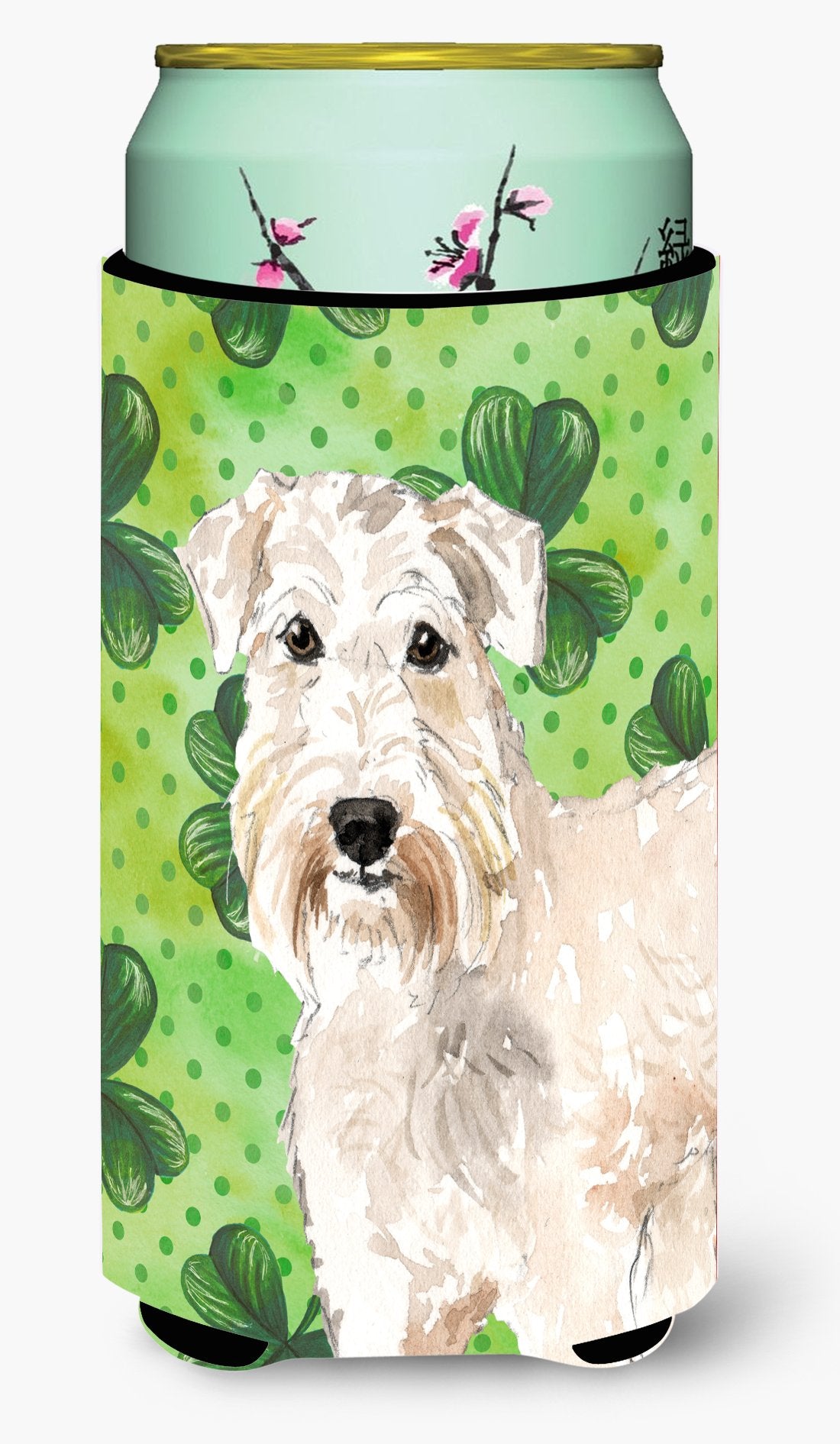 Shamrocks Wheaten Terrier Tall Boy Beverage Insulator Hugger CK1783TBC by Caroline&#39;s Treasures