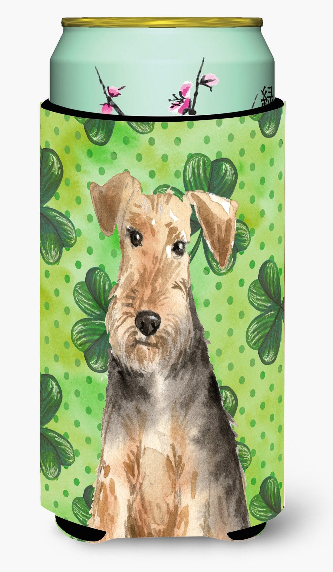 Shamrocks Welsh Terrier Tall Boy Beverage Insulator Hugger CK1784TBC by Caroline's Treasures