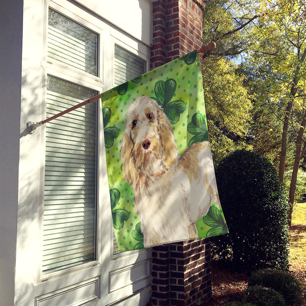 Shamrocks Spinone Italiano Flag Canvas House Size CK1786CHF  the-store.com.