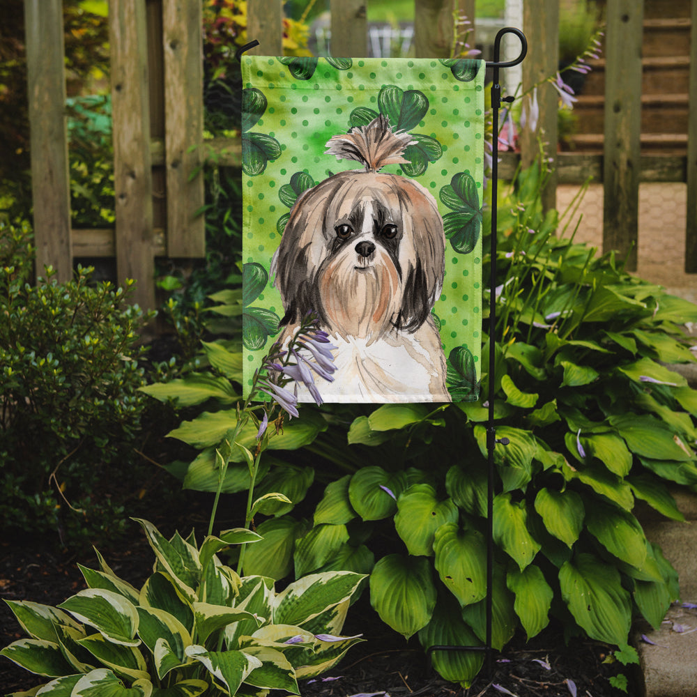 Shamrocks Shih Tzu Flag Garden Size CK1789GF  the-store.com.