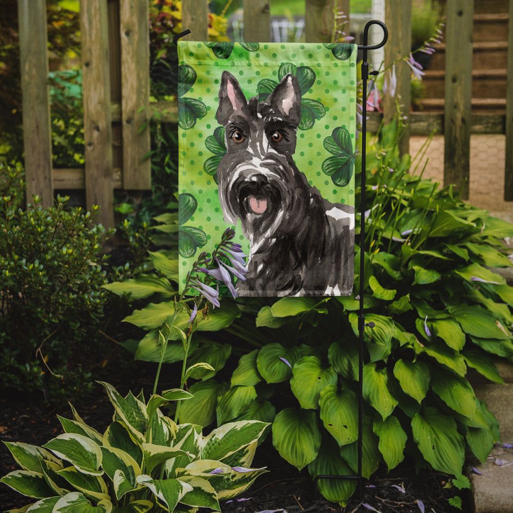 Shamrocks Scottish Terrier Flag Garden Size CK1791GF  the-store.com.