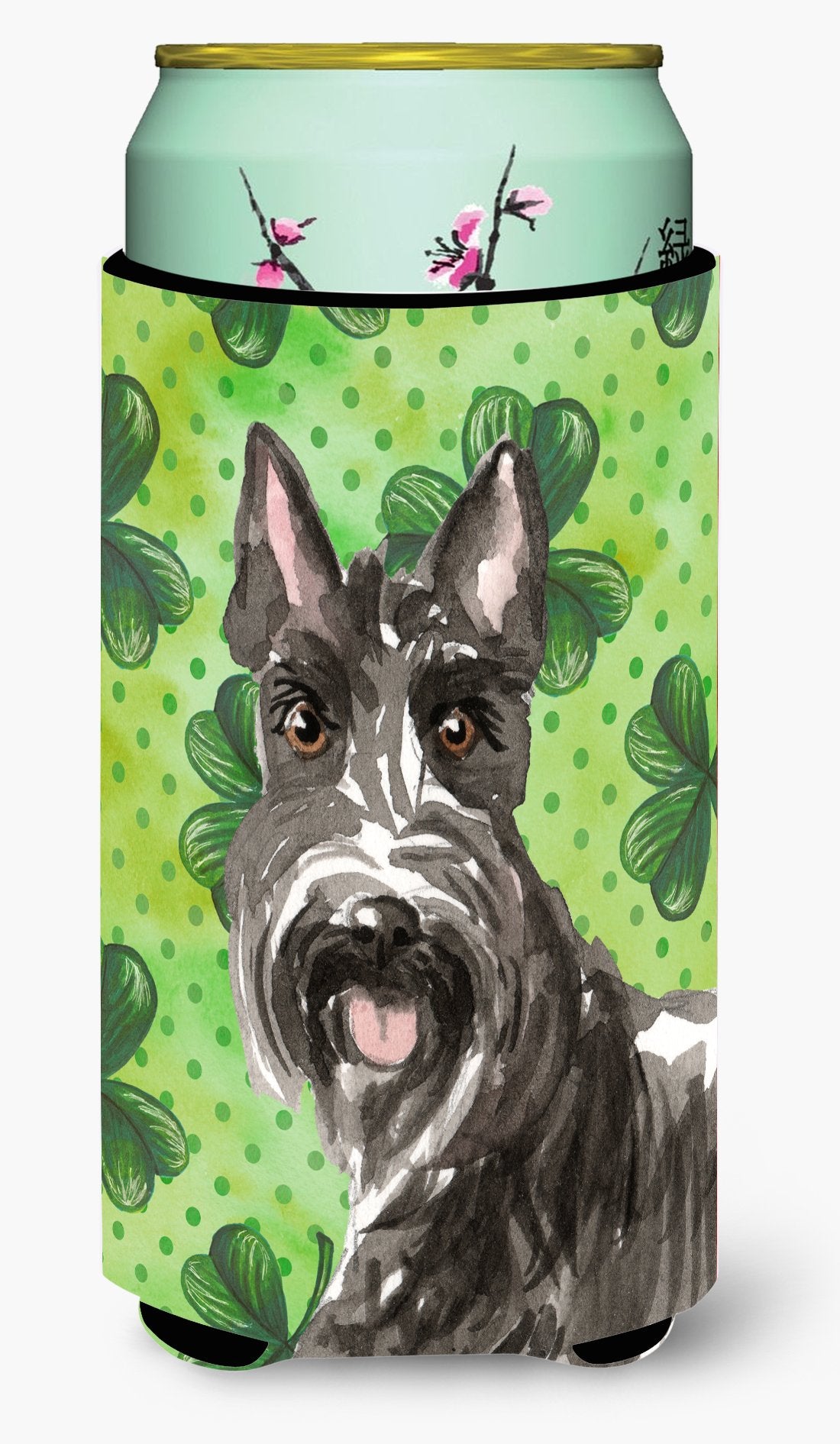 Shamrocks Scottish Terrier Tall Boy Beverage Insulator Hugger CK1791TBC by Caroline's Treasures