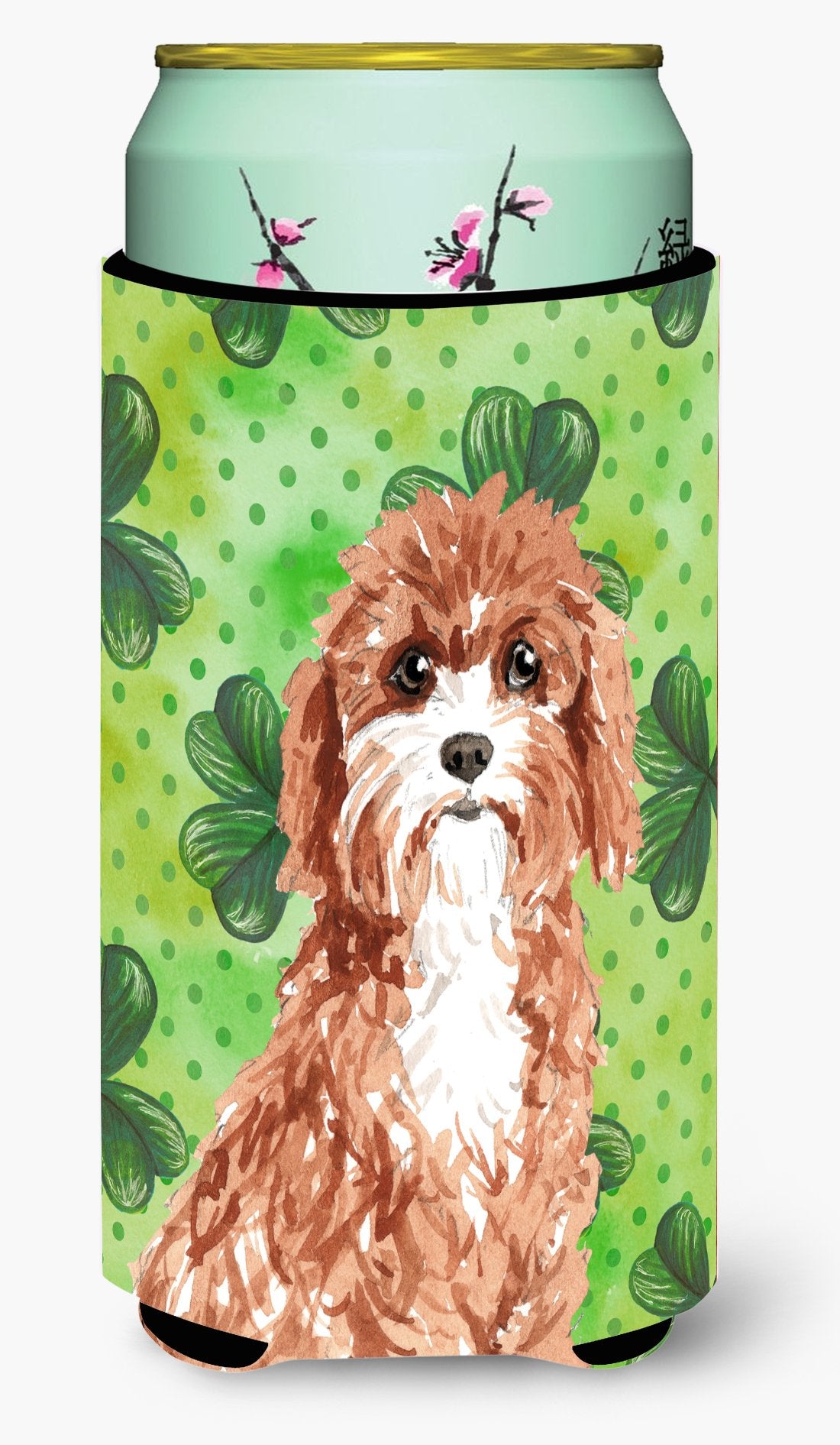 Shamrocks Cavapoo Tall Boy Beverage Insulator Hugger CK1807TBC by Caroline's Treasures